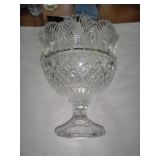 Large crystal fruit bowl