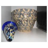 2 Roseville #7 pottery bowls