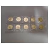 Tenth oz. gold coins