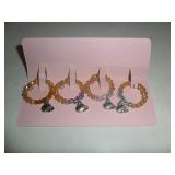 Pumpkin wine/ glass charms