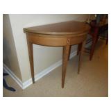 demi lune gate leg table