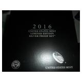 2016 Silver proof set