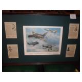Aviation signed print 