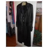 Size large Lambskin leather coat