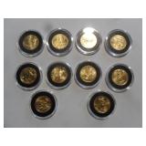 10 quarter oz gold eagles