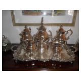 Vintage Sliver plate tea set