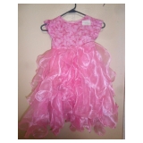 Pink little girl dress