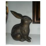 Solid brass rabbit