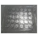 Sheet of Silver Panda