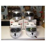 4 Motorcycle helmets