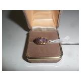 14k Gold and sapphire ring