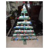 4ft Wood tree w/lights