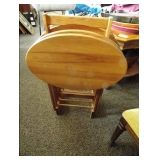 4 Oval TV Tables