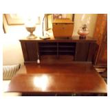 Flip top antique desk
