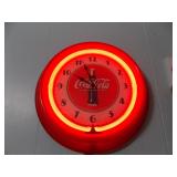 Neon Coke Clock