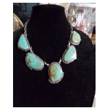 Turquoise & Silver Necklace 