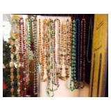 Glass beded necklace