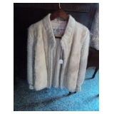 Fur and cashmere jacket