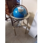 Globe on brass stand