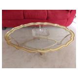 Grass and Brass coffee table