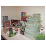 New plastic containers