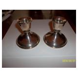 Sterling candle sticks
