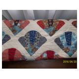 Fan pattern quilt