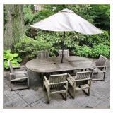 DESIGNER TEAK PATIO FURNITURE + MORE