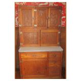 Antique Oak Hoosier Cabinet