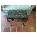 handpainted tile table