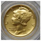 2016 W Mercury Gold Coin