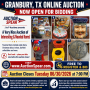 Granbury, TX online auction now open for bidding on www.AuctionSpear.com