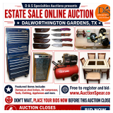 Arlington Downsizing auction plus NEW Damascus knives in Dalworthington Gardens TX