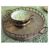 Steeplechase brass tray