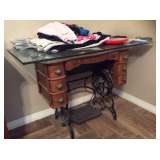Sewing machine base table