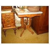 Marble Top Lamp Table