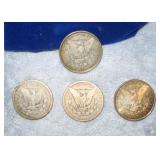 Back side 2878 & 1879 Silver Dollars