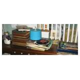 45 rpms & retro stacking holder 