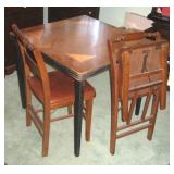 Game Table, 2 Chairs only 