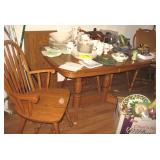 Wood Kitchen Table w/4 Chairs
