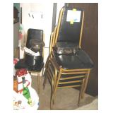 6 Space Saver Stacking Chairs