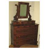 Victorian era dresser w/mirror