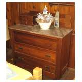 Victorian era, marble top chest