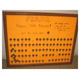 90th Birthday State Quarters Display