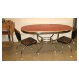 Retro chrome kitchen table