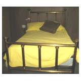 Brass bed