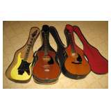3 Guitars w/cases