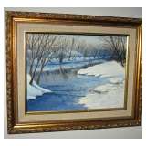 Oil on canvas artwork