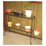 Metal plant stand