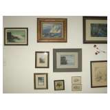 Artwork, oil on canvas signed